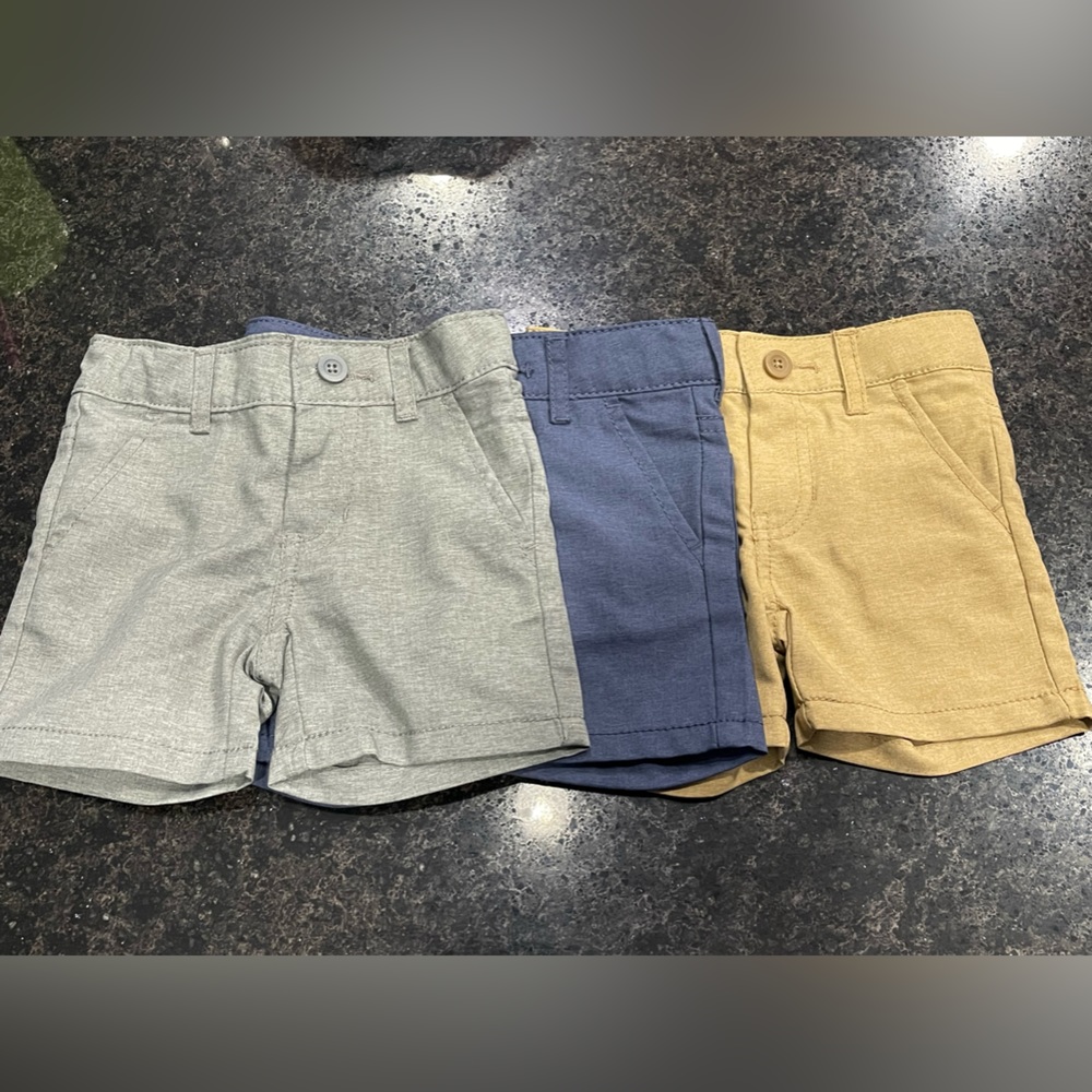Cat & Jack Toddler Shorts Set - Gray, Navy, khaki